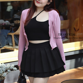 Chân váy xếp li BIGSIZE hai tầng kèm quần trong HELEN SKIRT (+10% phí sàn) (T-Ju thiết kế)