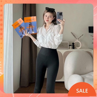 Quần legging nữ cạp cao 6cm gen bụng vải umi hàn cao cấp mp000d