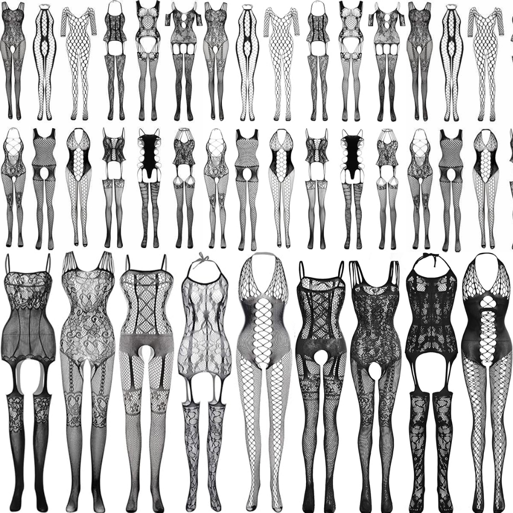 Đồ Ngủ Cosplay Sexy Lưới Xuyên Thấu - Body Stocking Bodysuit Gợi Cảm B.87