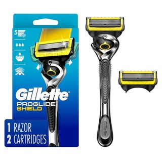 Dao cạo râu 5 lưỡi Gillette Proshield5 (1 tay cầm xoay chiều và 2 đầu cạo 5+1)