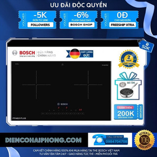 Bếp từ đôi Bosch ppab2i plus 4000W ( bảo hành 24 tháng )