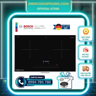Bếp từ đôi Bosch ppab2i plus 4000W inverter , schott cerean