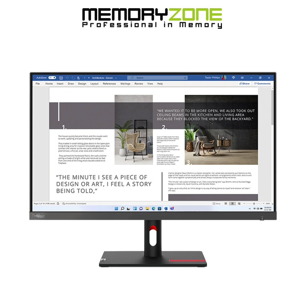 Màn hình Lenovo ThinkVision S27i-30 27 Inch IPS 100Hz 63DFKAR4WW