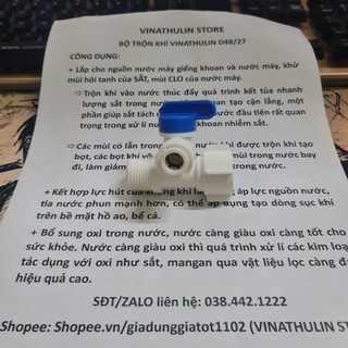 Van khóa nhựa chia nước đầu vào máy lọc nước RO