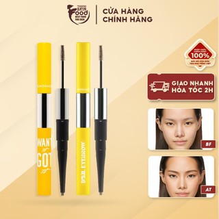 Chì Kẻ Mày Hai Đầu Tiện Lợi Cho Lông Mày Hoàn Hảo Lemonade Want It Got It Dual Eyebrow