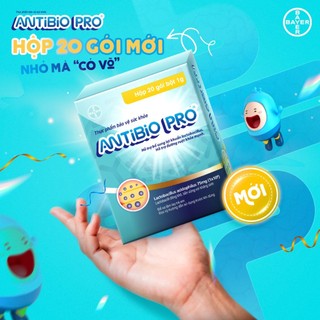 (MẪU MỚI) MEN VI SINH ANTIBIO PRO - BỔ SUNG LỢI KHUẨN, CÂN BẰNG HỆ VI SINH