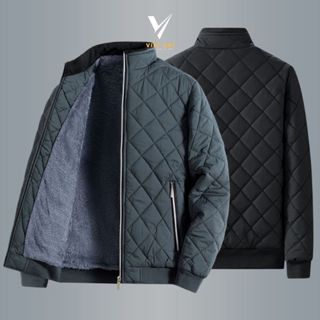  Áo Phao Nam 3 Lớp AP01 Quả Trám Trần Bông 3 Lớp Dày Dặn Thời Trang Nam 