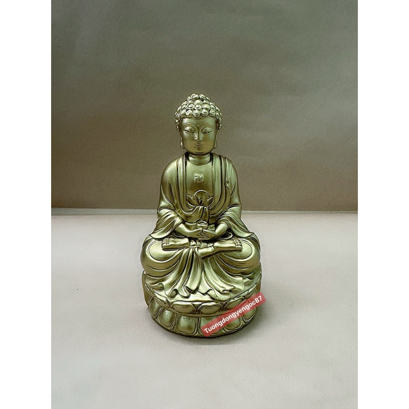 Tượng phật A Di Đà ngồi cao 15 cm