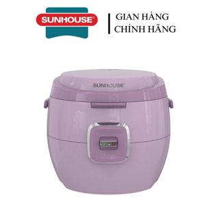 Nồi cơm điện 1.8L Sunhouse SHD8663V công suất 700W có quai cầm chống bỏng-KIMBAO