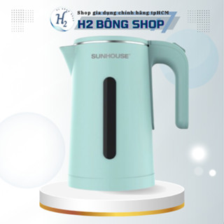 Ấm siêu tốc. Bình đun siêu tốc cao cấp 2 lớp 1,8l Sunhouse SHD1351, bảo hành toàn quốc