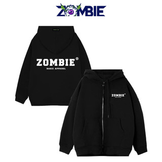 Áo hoodie Zombie Club Logo SS2 form rộng vải nỉ bông cao cấp dày mịn không đổ lông HZB12