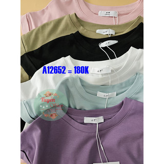 Áo thun cổ tròn tay liền