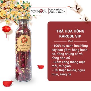 (DATE MỚI NHẤT, 15-16gr) Trà hoa hồng KAROSE giảm căng thẳng mệt mỏi và cải thiện làn da, ngừa mụn KAROSE SIP