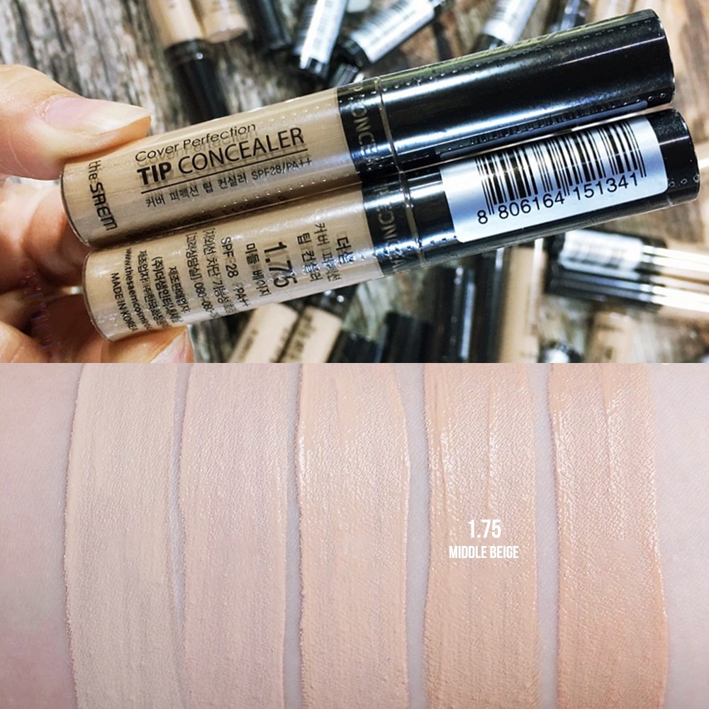 [THE SAEM] Kem che khuyết điểm Cover Perfection Tip Concealer độ che phủ cao (6.5g) - TinTin Live | BigBuy360 - bigbuy360.vn