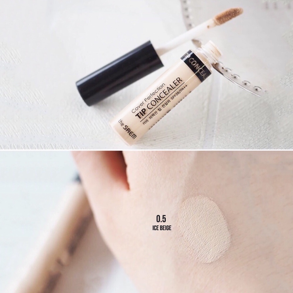 [THE SAEM] Kem che khuyết điểm Cover Perfection Tip Concealer độ che phủ cao (6.5g) - TinTin Live | BigBuy360 - bigbuy360.vn