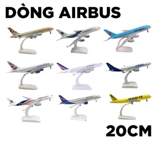Mô hình máy bay Airbus các dòng A320-A330-A350-A380 kích thước 20cm MB20