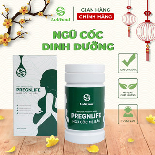 Ngũ Cốc Bầu LoliFood Loại Bỏ Táo Bón, Giảm Tiểu Đường Thai Kỳ, Nhiều Omega 3 6 9
