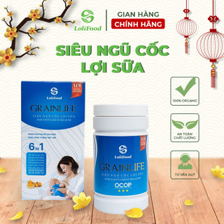Siêu Ngũ Cốc Lợi Sữa Lolifood 6in1 Kích sữa mẹ về nhiều Giàu dinh dưỡng cho bé – 500gr