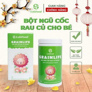 Bột Ngũ Cốc Rau Củ Ăn Dặm Cho Bé LoliFood
