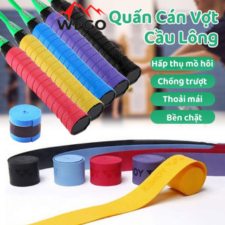 Quấn cán vợt cầu lông, Quấn cán vợt Tennis, Quấn tay cầm vợt các loại, mỏng bám tay, từ cao su non dày dặn
