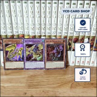 Thẻ bài yugioh chính hãng set  Gaia the Magical Knight of Dragons