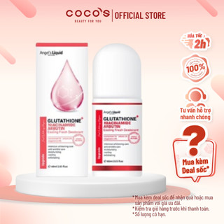 Lăn khử mùi giảm thâm nách, làm trắng da Angel's Liquid Glutathione Niacinamide Cooling Fresh Dedorant 60ml