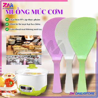 Muôi xới cơm bằng nhựa Lúa mạch an toàn sức khỏe, Thìa môi xới cơm cao cấp