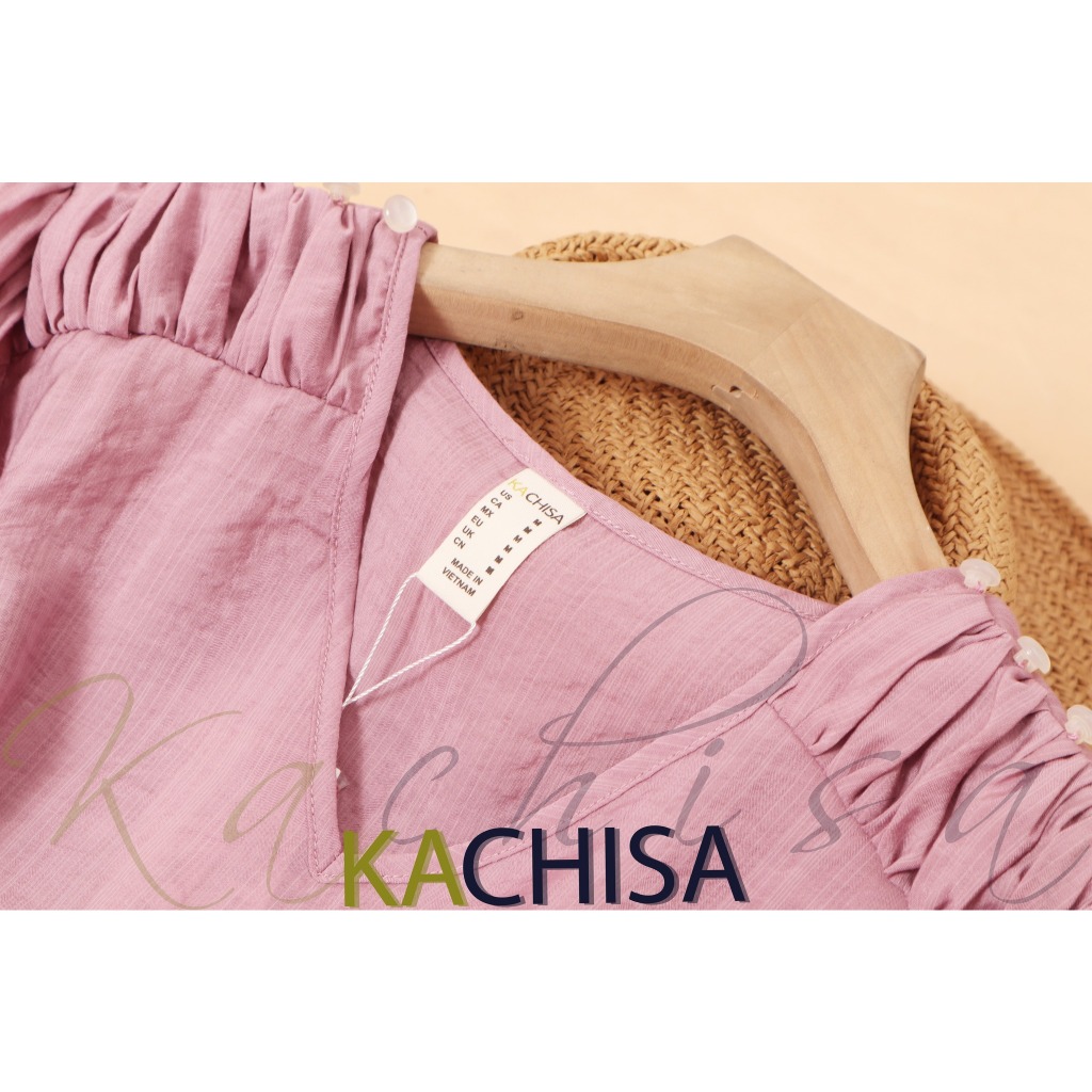 Áo Kiểu Nữ Tơ Kachisa - Sự Kết Hợp Sang Trọng Và Thời Trang (1360)