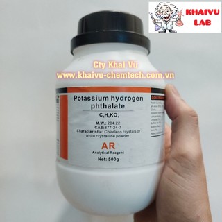 Potassium hydrogen phthalate Xilong C8H5KO4 lọ 500g kali phthalat KHP 877-24-7 TINH KHIẾT
