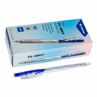 [MUA SỈ GIẢM 10%] Bút bi bấm Thiên Long TL-027 (Xanh, Đỏ, Đen), nét bút 0.5mm (1 cây)