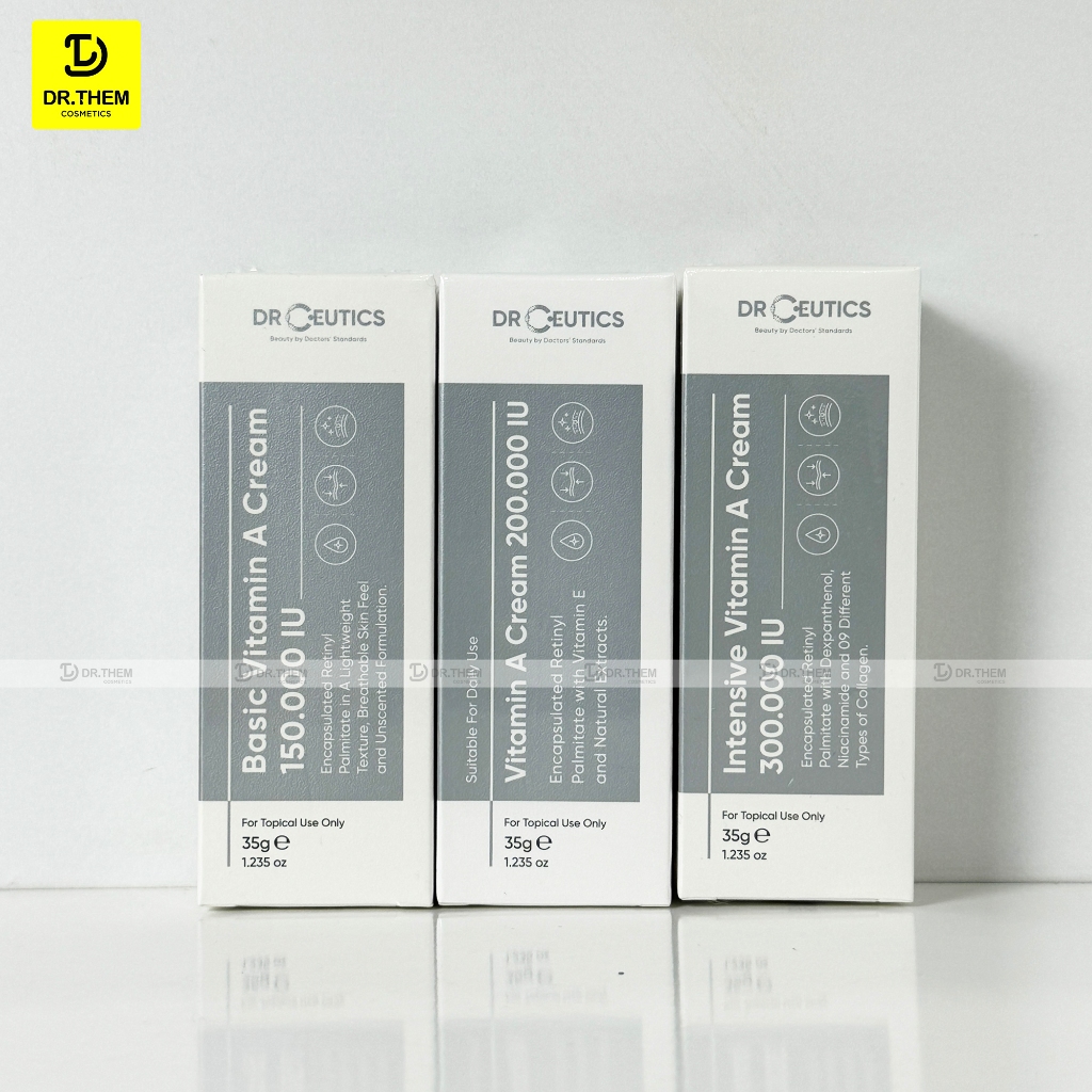 Kem Dưỡng Drceutics Vitamin A Trẻ Hoá Và Căng Mịn Da