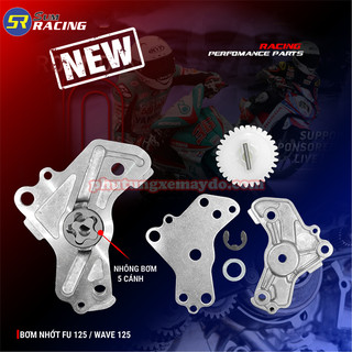 Bơm nhớt độ future 125 wave 125 loại 4 cánh bơm siệu mạnh sumracing