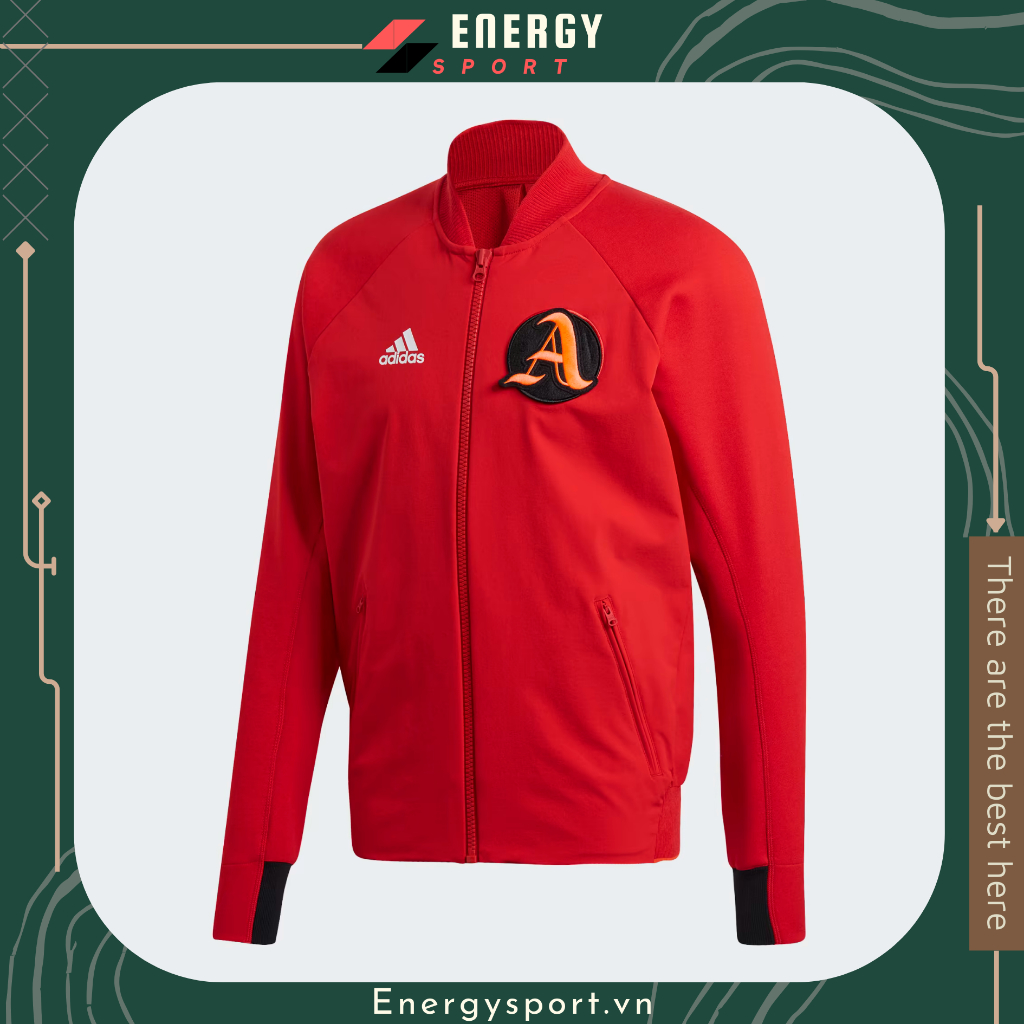 Áo Khoác Bomber Thể Thao Unisex Adidas VRCT Jacket Đỏ - FI4681