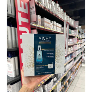 Set serum tinh chất dưỡng da, cấp ẩm Vichy 89 tặng kem dưỡng