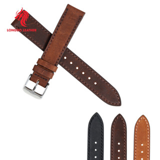 Dây đồng hồ da bò sáp - Đủ size 12/14/16/18/20/22/24 - Thương hiệu uy tín Longdo Leather