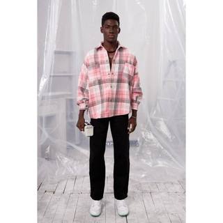 Áo doris flannel shirt / thêu doris / 7 màu