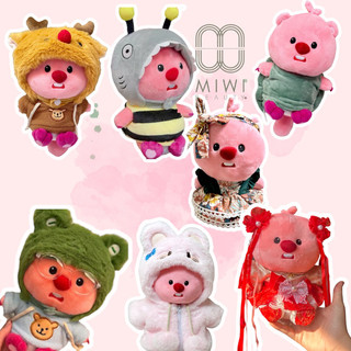 Trang phục gấu bông loopy 20cm, loopy cosplay gấu bông hải ly siêu đáng yêu
