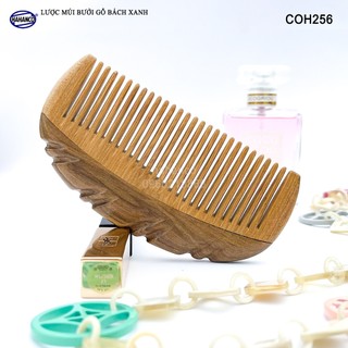 Lược gỗ thơm múi bưởi khía (Size: S - 12cm) chải tóc thư giãn hằng ngày (COH256)