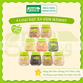 Combo 9 loại hạt Mămmy: đậu gà,hà lan xanh,lăng đỏ,kê nếp,kiều mạch,diêm mạch,....