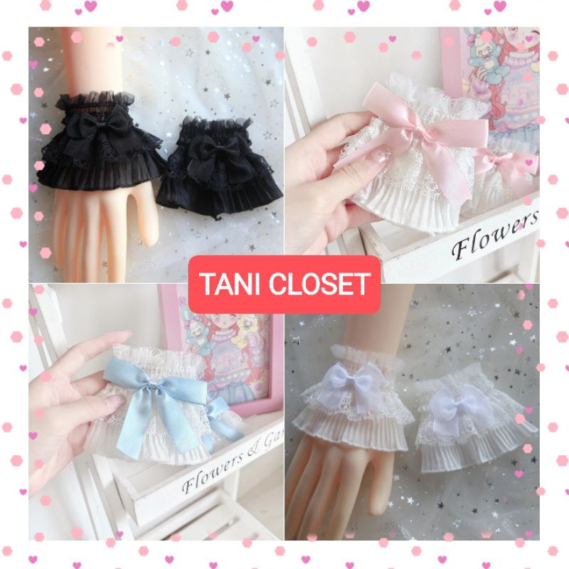 [Sẵn] Phụ kiện đeo tay Lolita/ Wistcuffs Lolita