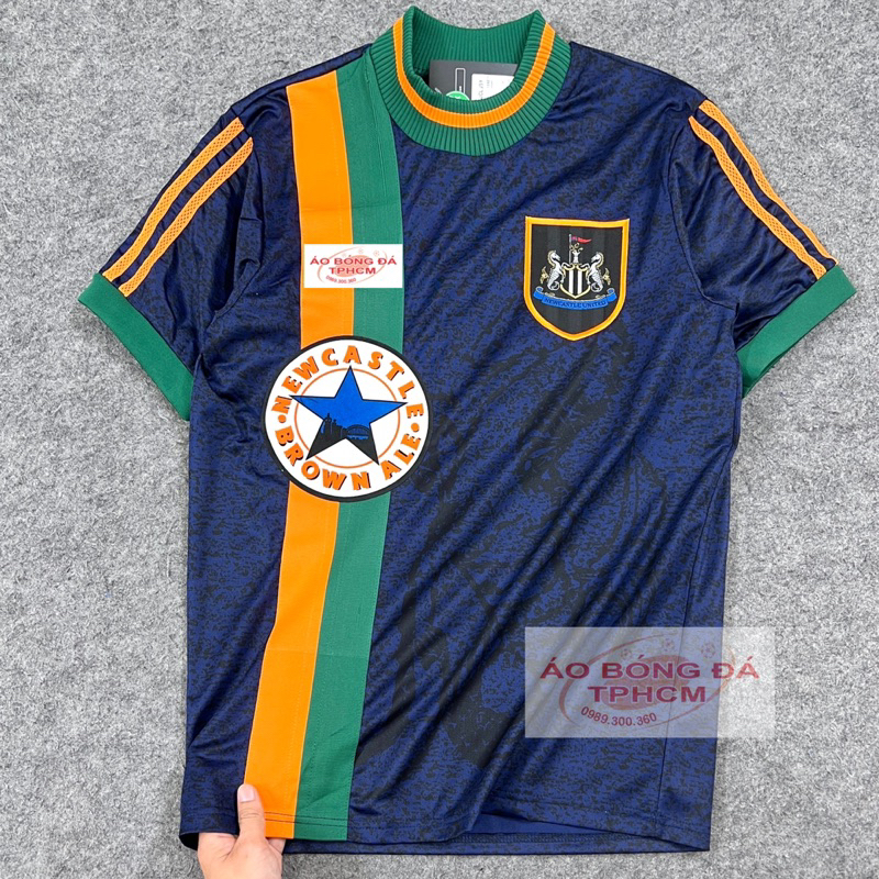 Retro.NEWCAS.97/98 - Áo Bóng Đá RETRO CLASSIC hàng Thái cao cấp -Retro.NEWCAS XanhĐen