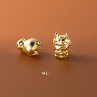 Charm rồng bạc 8li