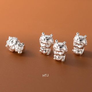 Charm rồng bạc 8li