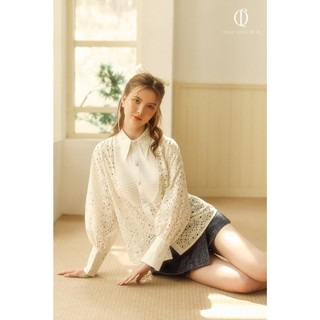Jolie Fille by Q - Sơ mi tay phồng xếp li Chloe's Petal Dream Blouse