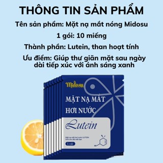 Mặt Nạ Mắt Nóng Midosu Xông Hơi BIKOXI Giảm Đau Mỏi Và Quầng Thâm Mắt