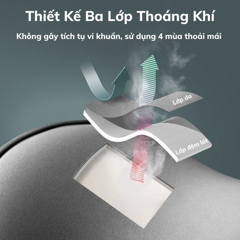 Gối Tựa Đầu Và Lưng BIKOXI Mềm Mại Cho Xe Hơi Êm Mềm,Giúp Lái Xe Thỏa Mái, Thư Giãn, Tập Trung Hơn Gối Tựa Đầu | BigBuy360 - bigbuy360.vn