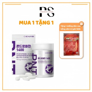 Sn0901 - full hộp 60 viên uống xương khớp pnt 1400 liệu trình 1 tháng tặng 1 gói 20 miếng dán hồng sâm