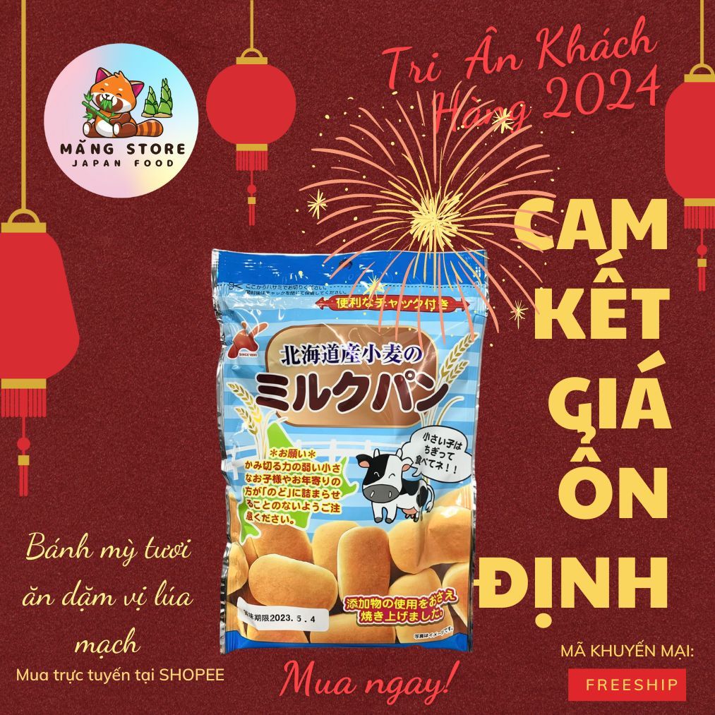 Bánh mì tươi ăn dặm Canet của Nhật cho bé 10 tháng