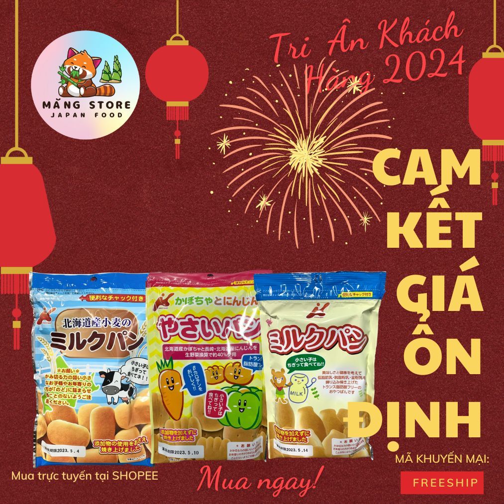 Bánh mì tươi ăn dặm Canet của Nhật cho bé 10 tháng