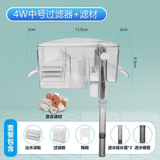 Bể cá mini hình tròn (có sẵn đèn và bộ lọc)